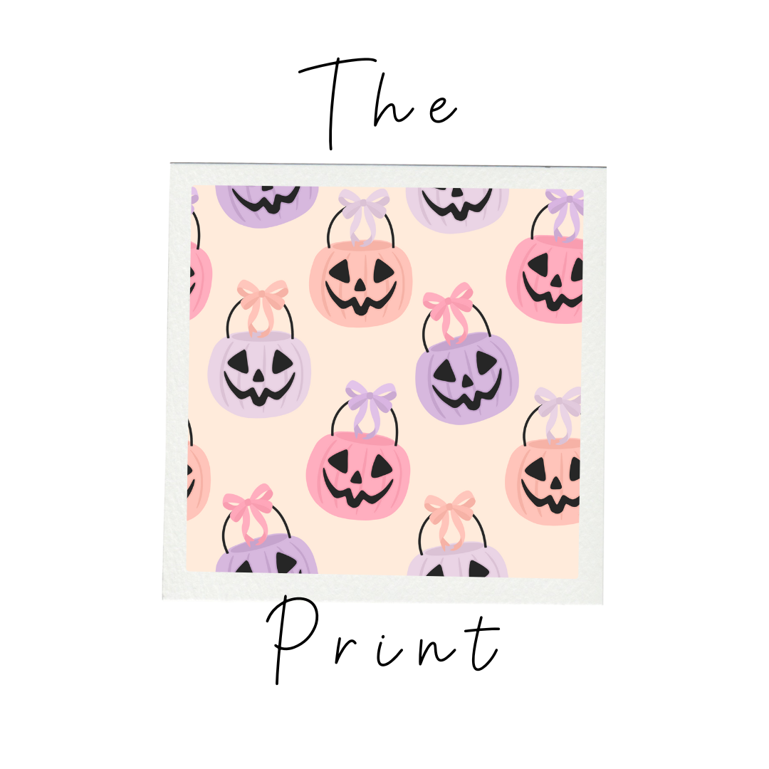 Pink Halloween Bucket PJ Set