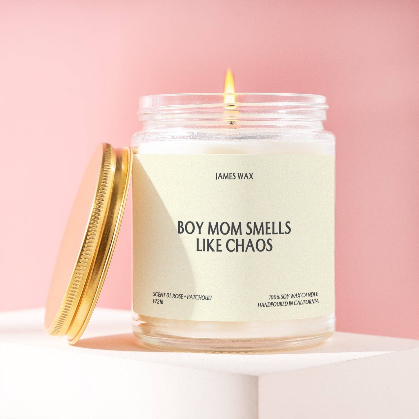 Boy Mom Smells Like Chaos Candle
