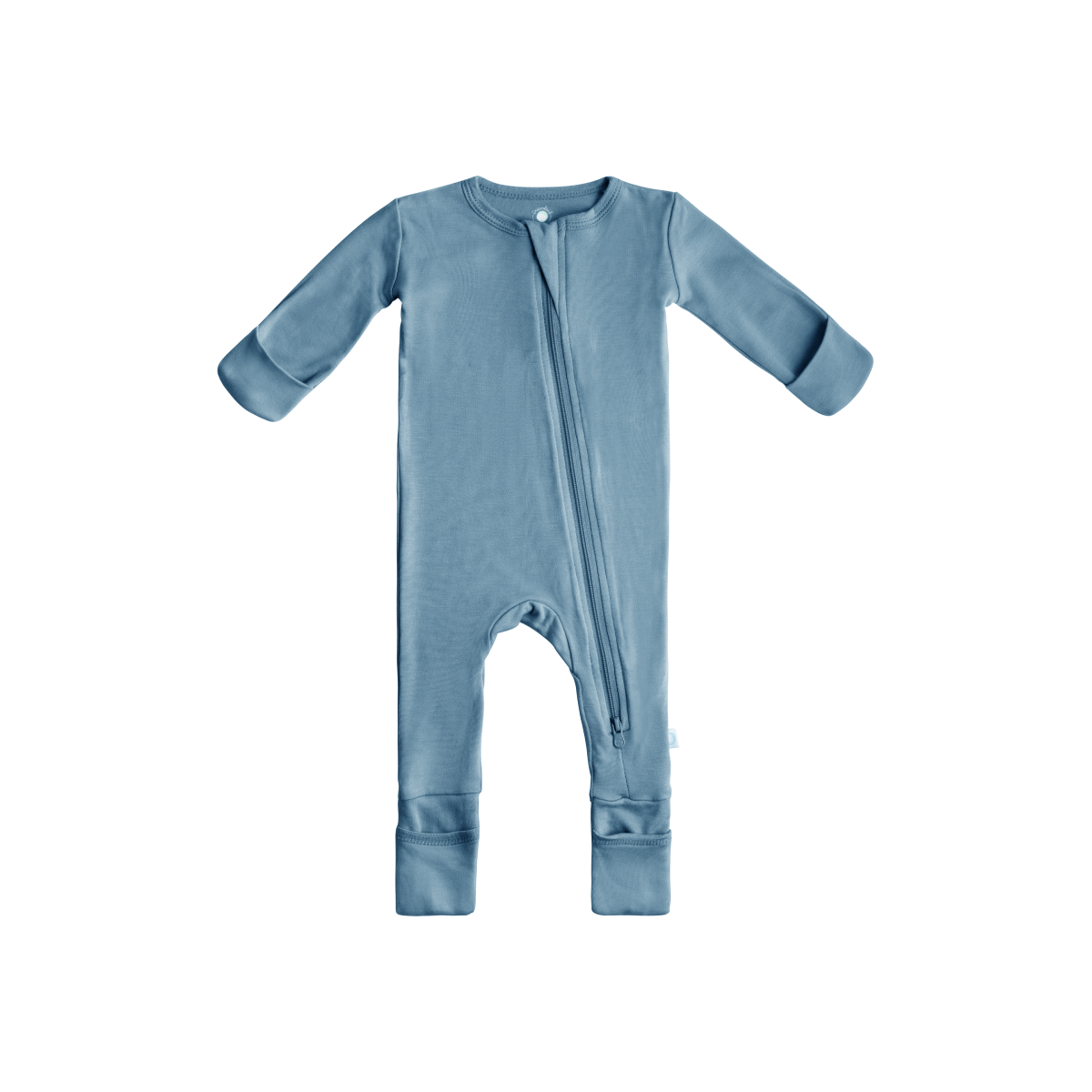 Baby Bamboo Pajamas w/ DreamCuffs® - Ocean Blue
