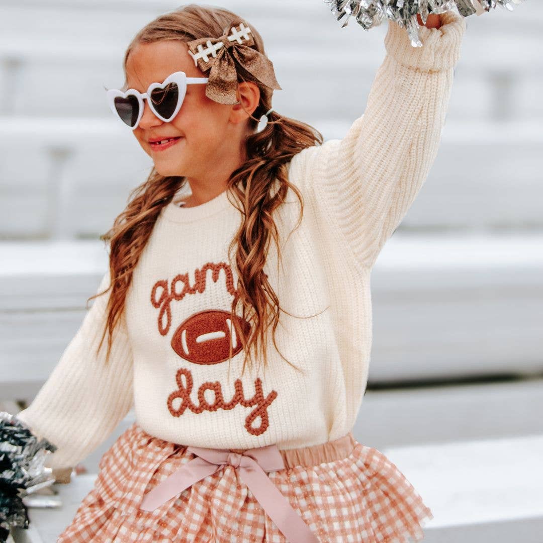 Game Day Knit Sweater - Football