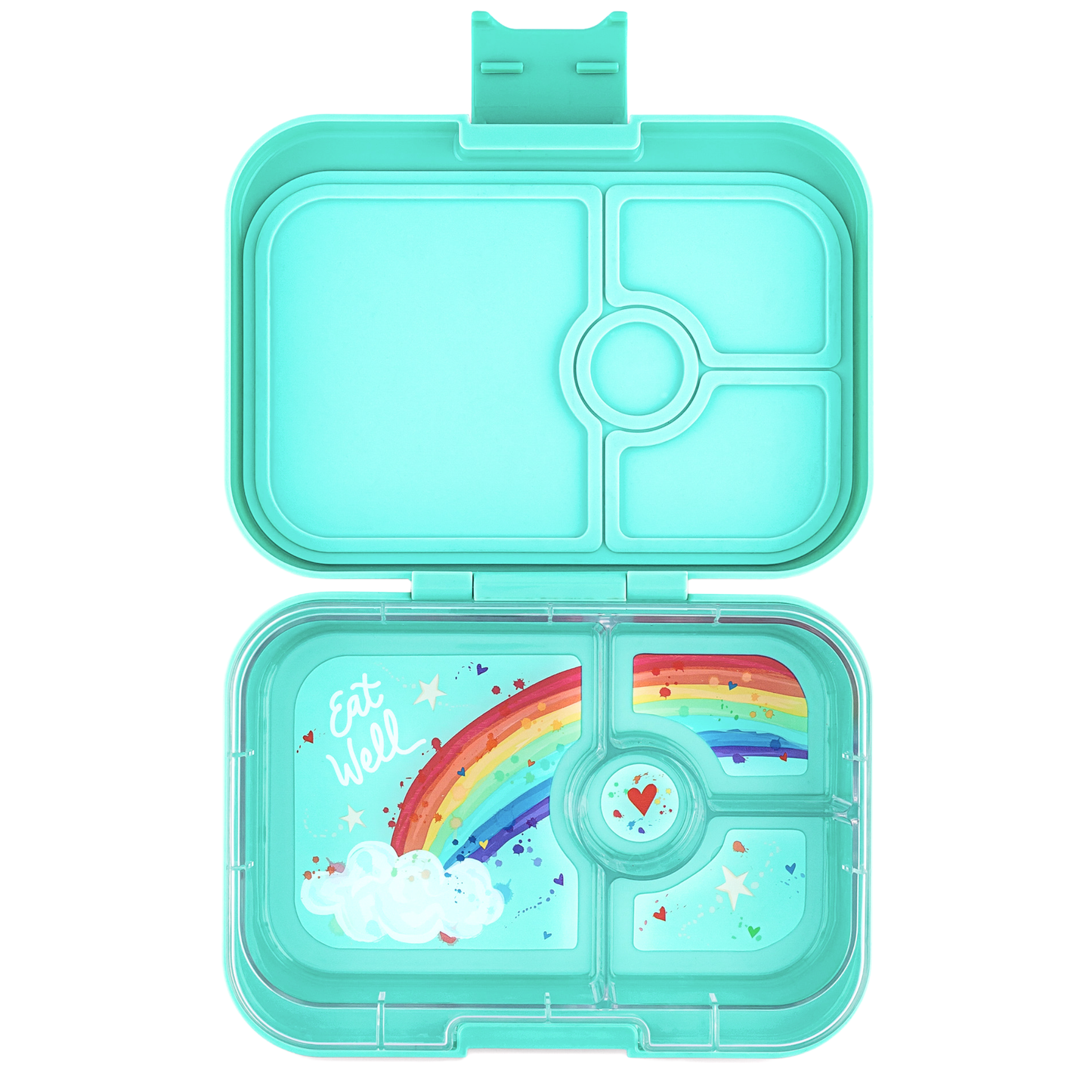 Leakproof Sandwich Friendly Bento Box - Miami Aqua (Rainbow)
