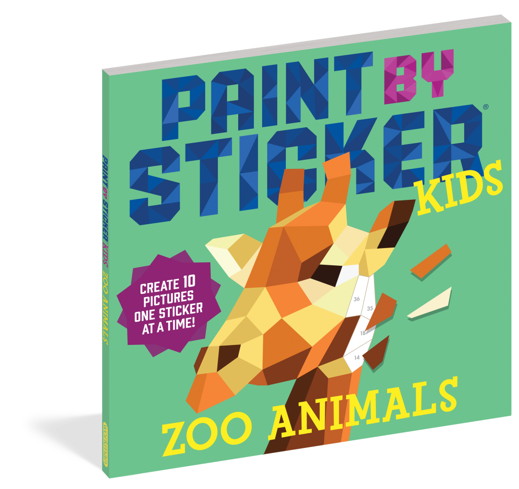 Paint by Stickers Kids: Zoo Animals