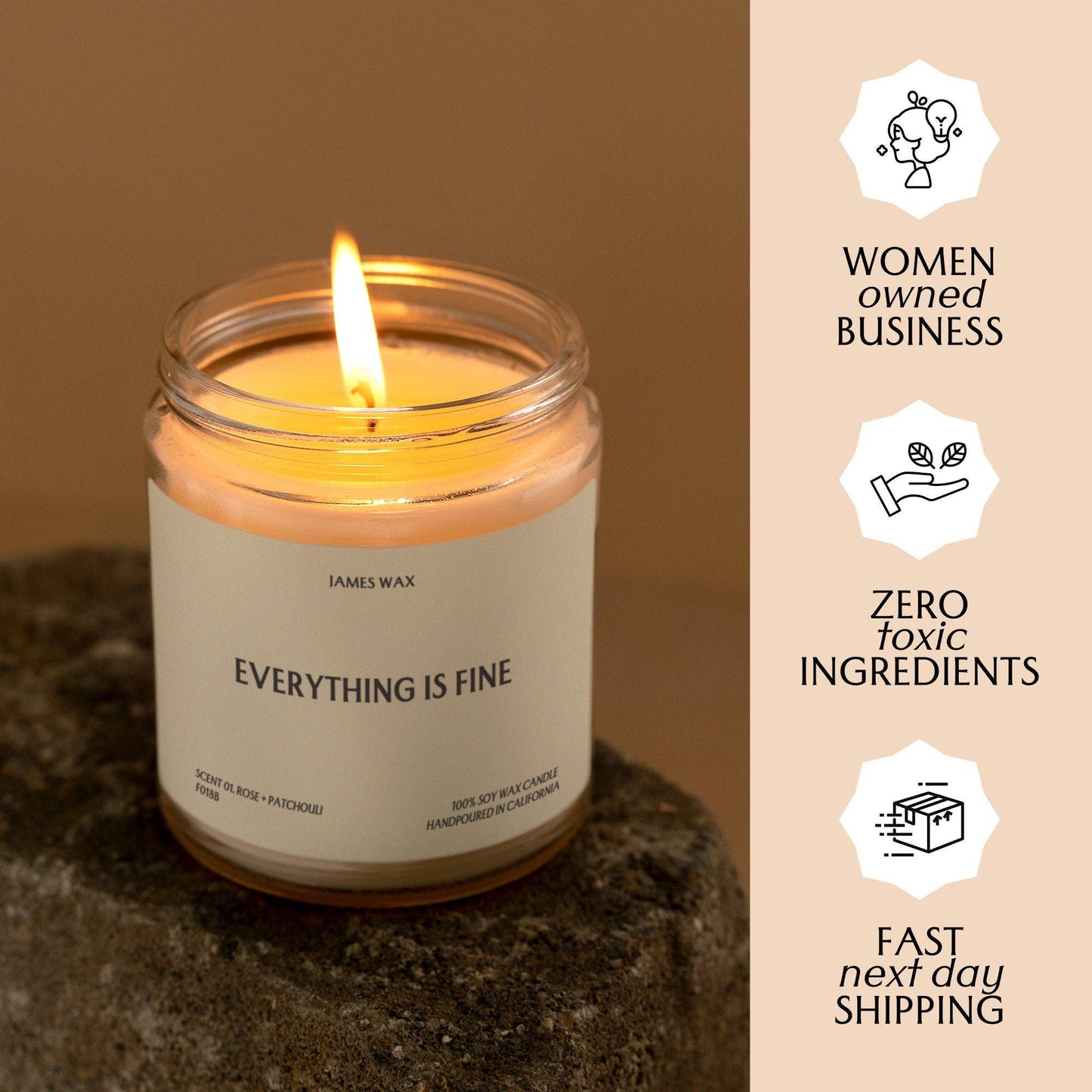 Everything Is Fine Candle