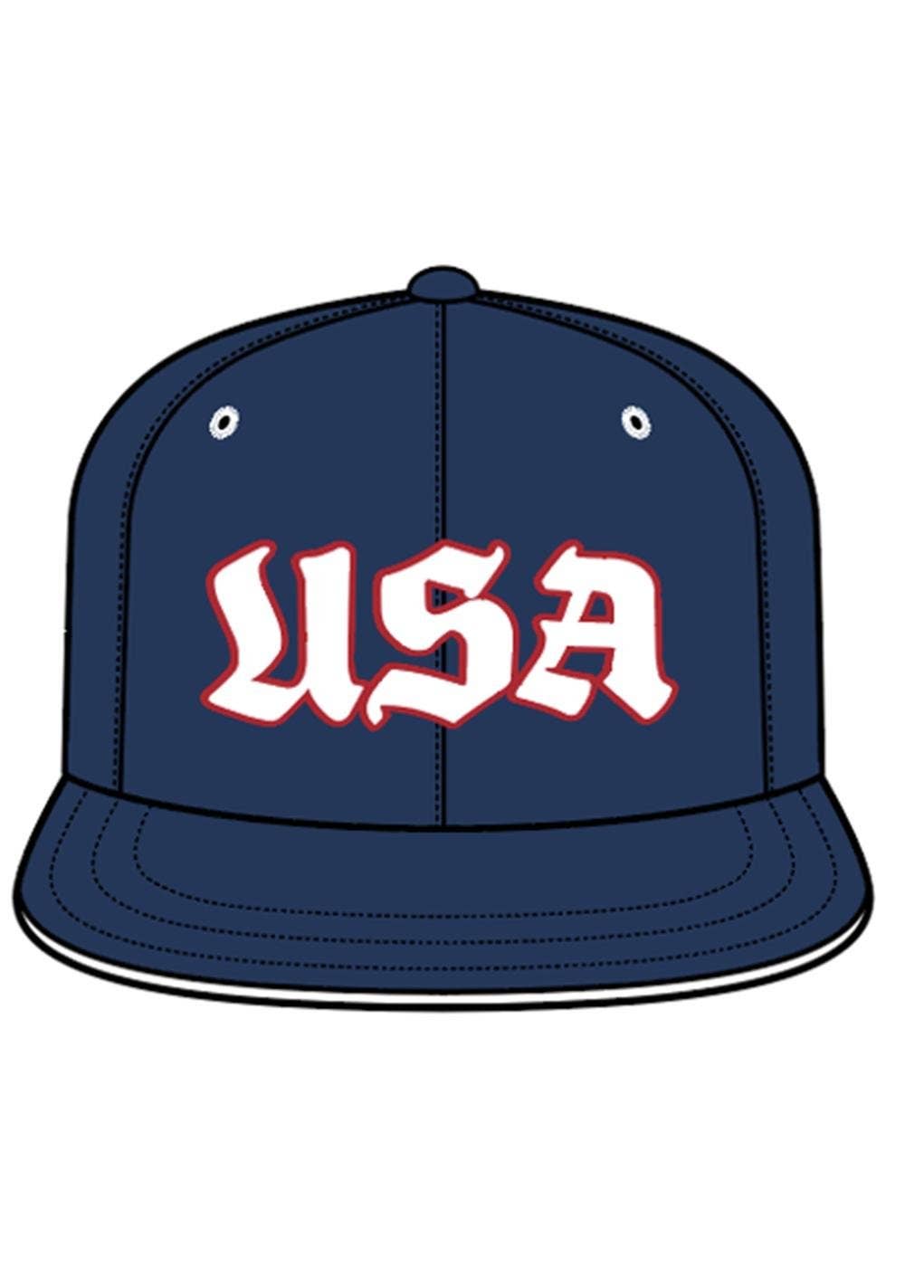 Kids Hat BNKY USA Navy