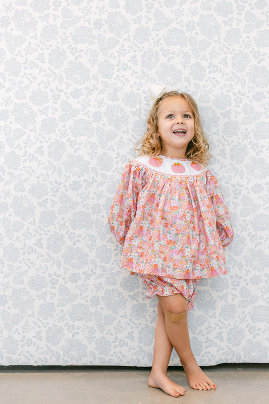 Allie Pumpkin Diaper Set Cover