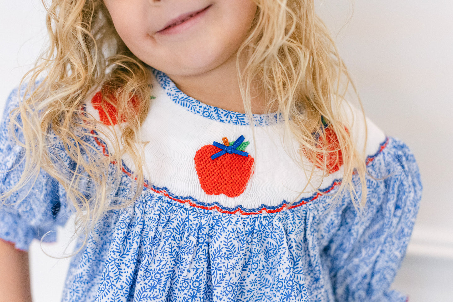 Blue Apple Dress