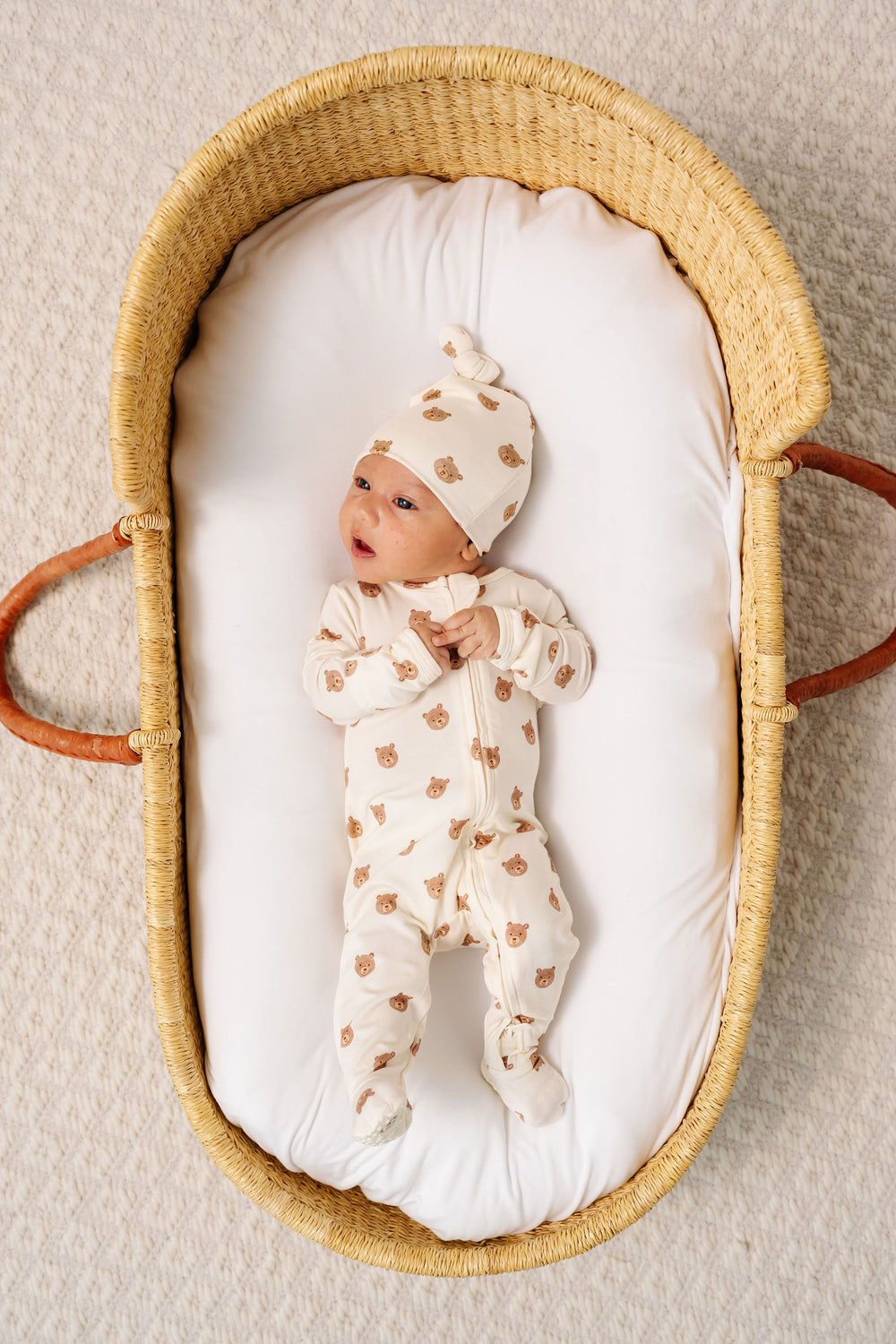Teddy Zipper Footie