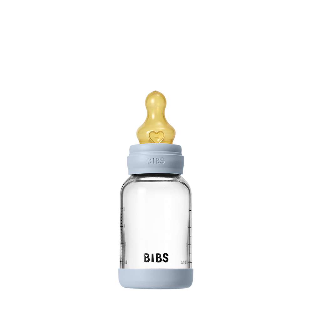 Baby Glass Bottle Set 4oz Latex