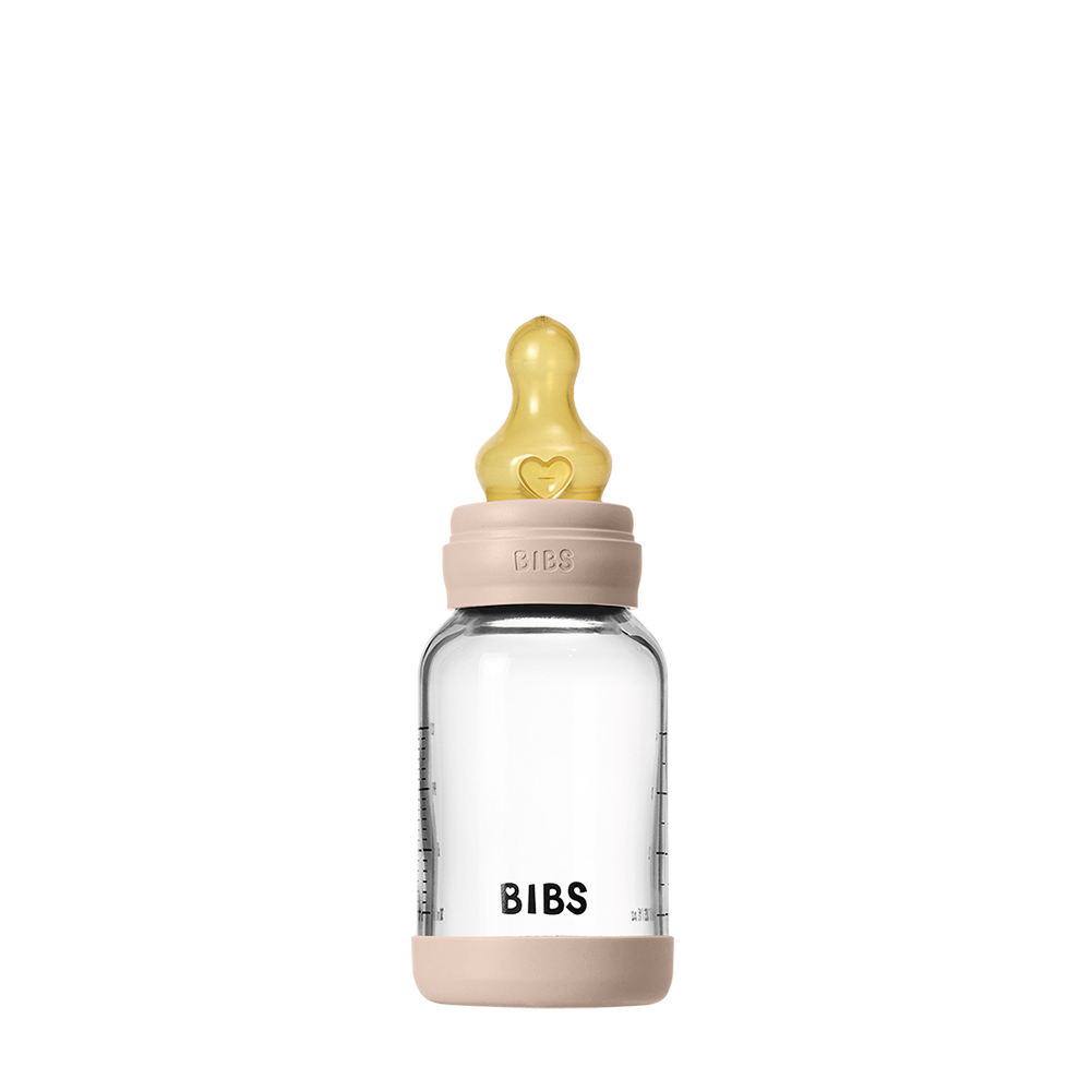 Baby Glass Bottle Set 4oz Latex