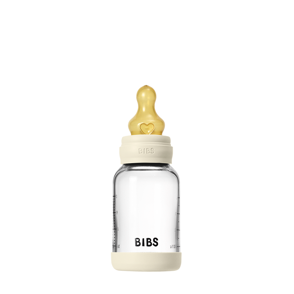 Baby Glass Bottle Set 4oz Latex