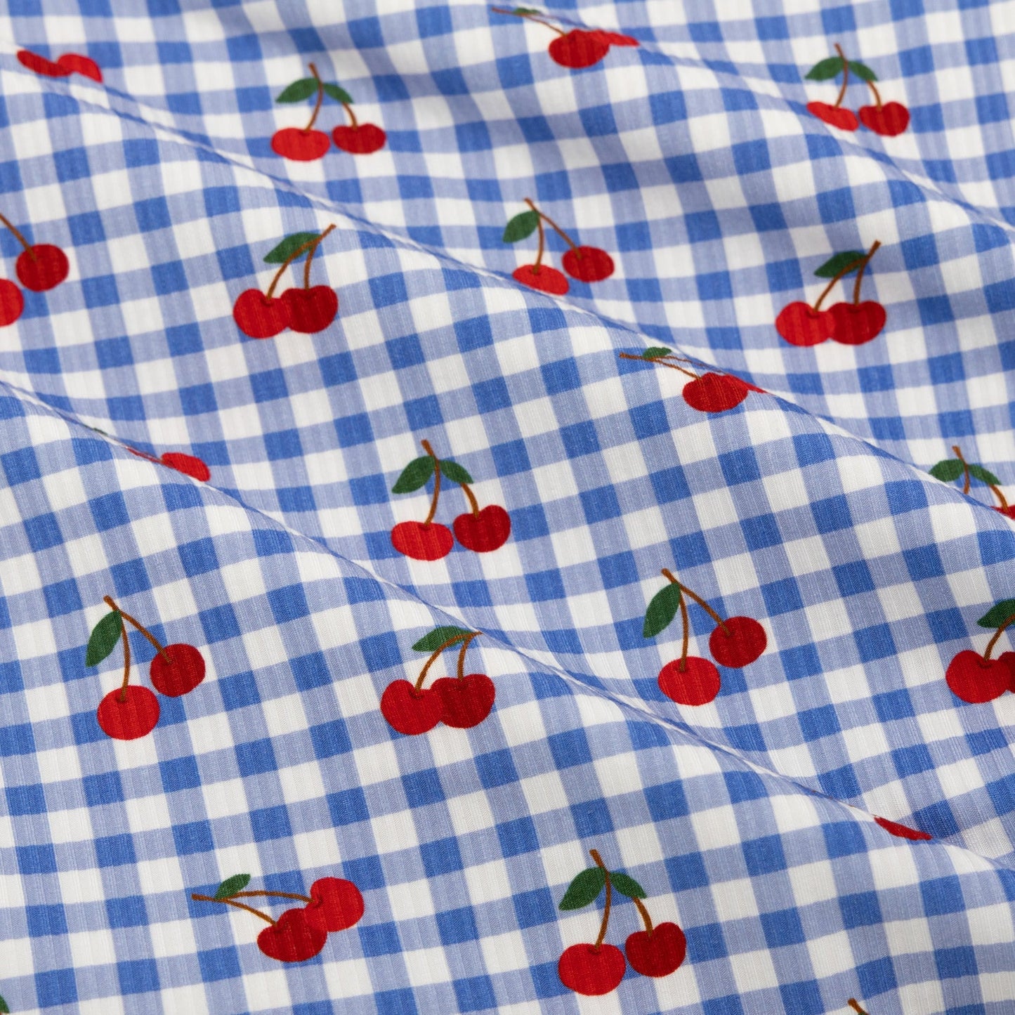Vintage Cherries Small Ribbed Zip Romper