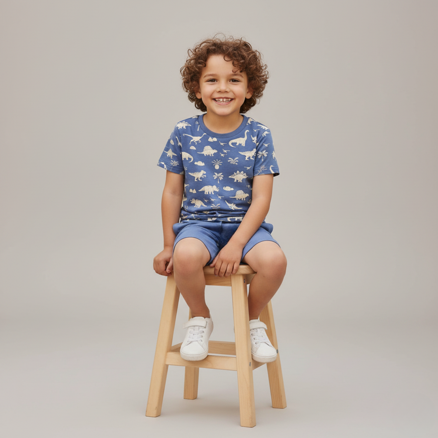 Organic Shorts-Blue