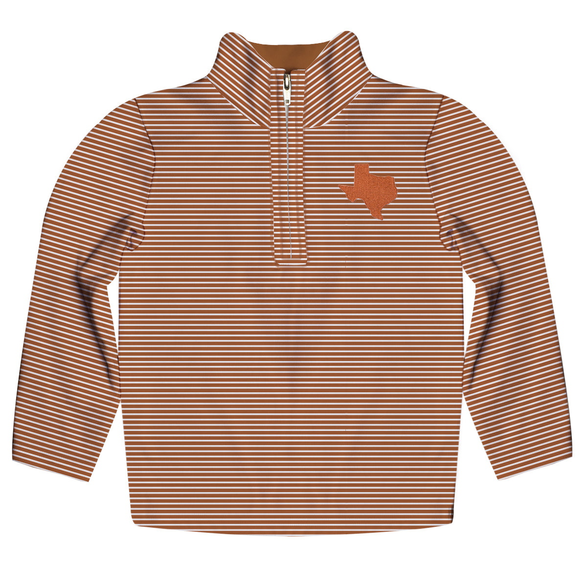 Stripe Quarter Zip Texas