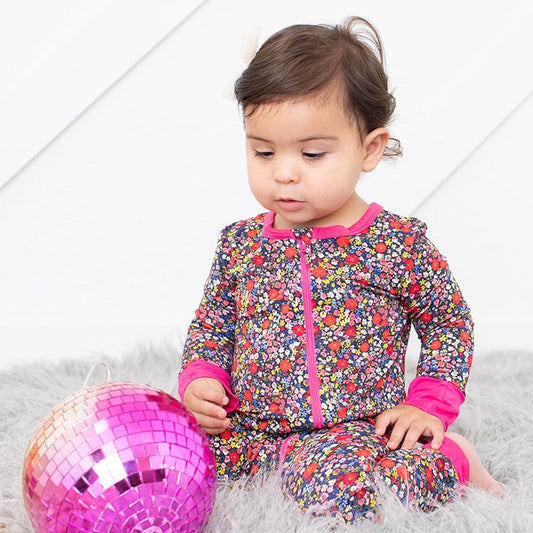 Midnight Petals Coverall