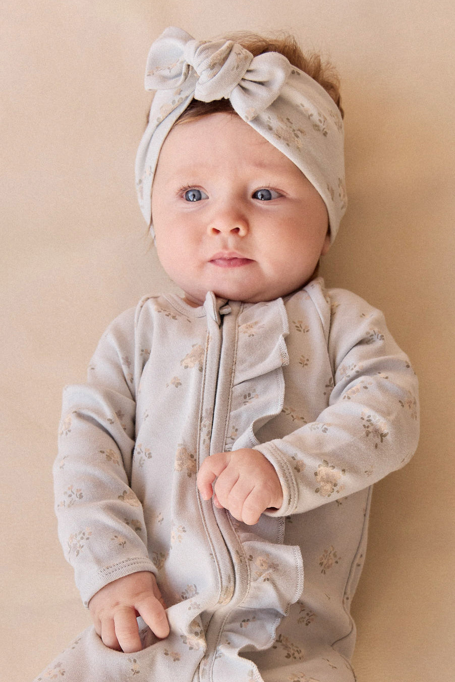 Organic Cotton Melanie Onepiece - Petite Fleur Blue