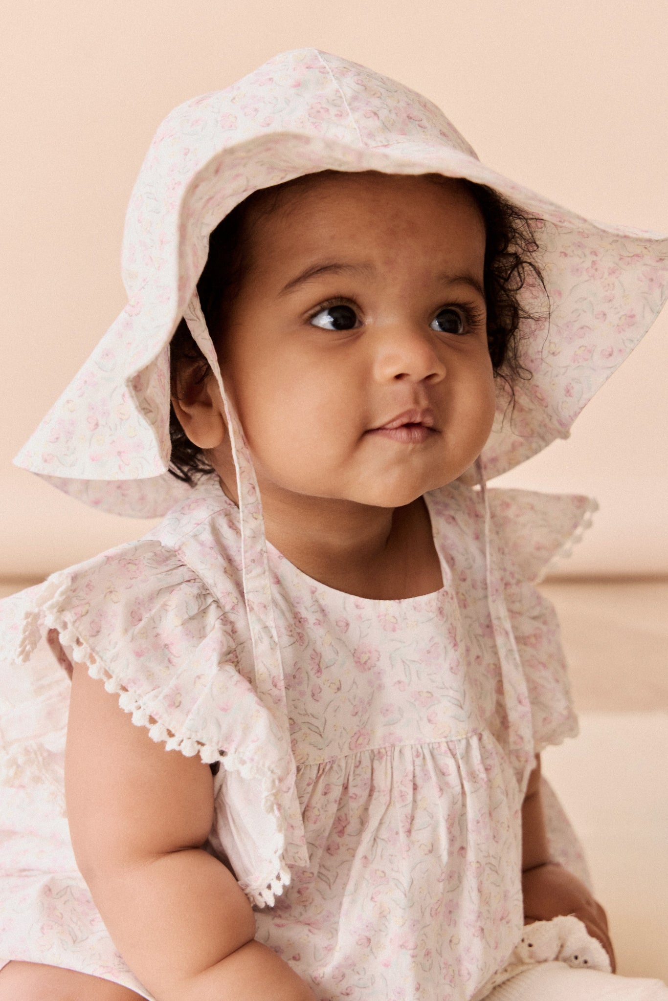 Organic Cotton Noelle Hat - Grace Floral