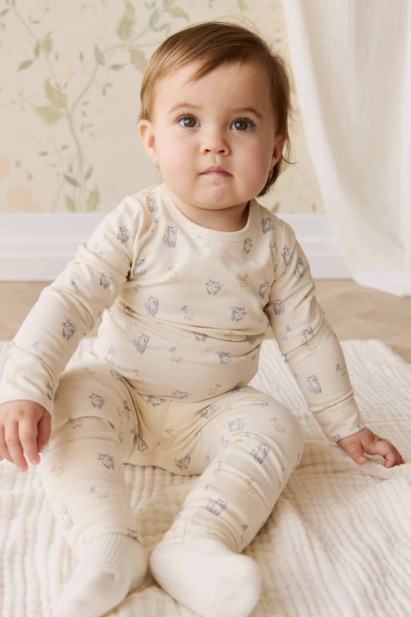 Organic Cotton Jarrah Long Sleeve Pyjama Set - Charlies Butterflies