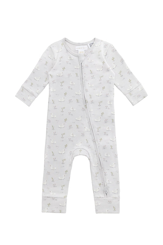Organic Cotton Frankie Onepiece - Swanning Dawn Blue