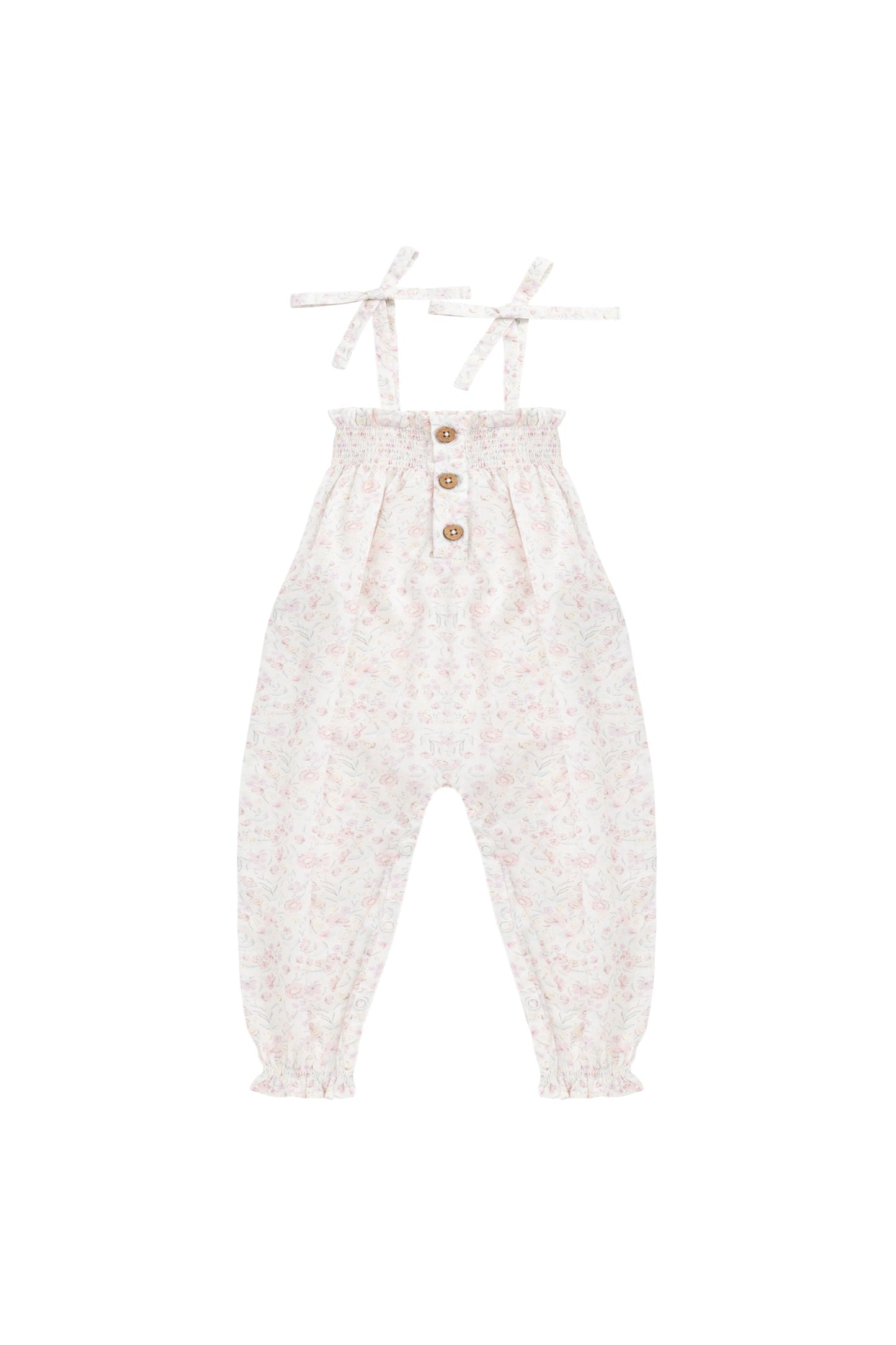 Organic Cotton Mirabel Jumpsuit - Grace Floral