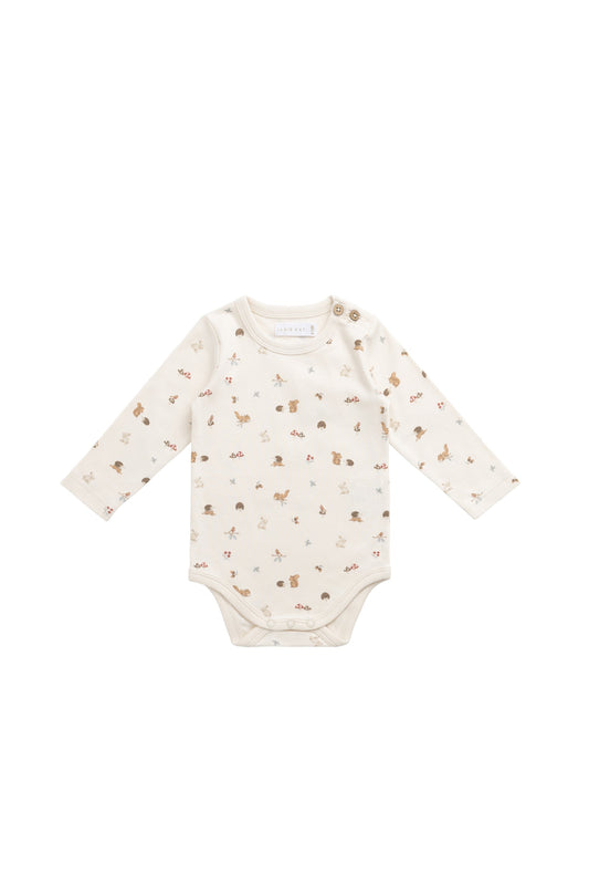 Organic Cotton Fernley Bodysuit - Forest Gathering