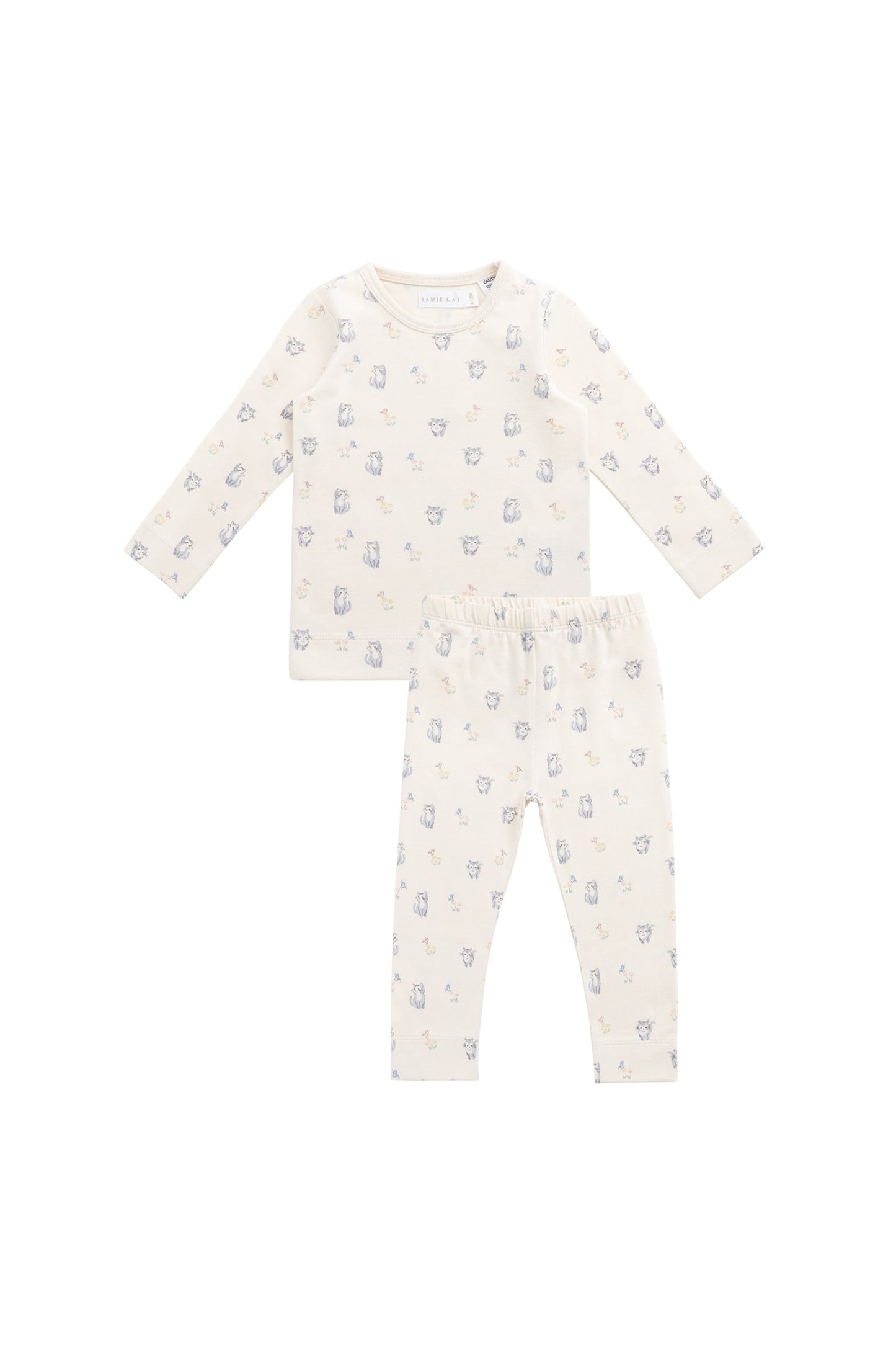 Organic Cotton Jarrah Long Sleeve Pyjama Set - Charlies Butterflies