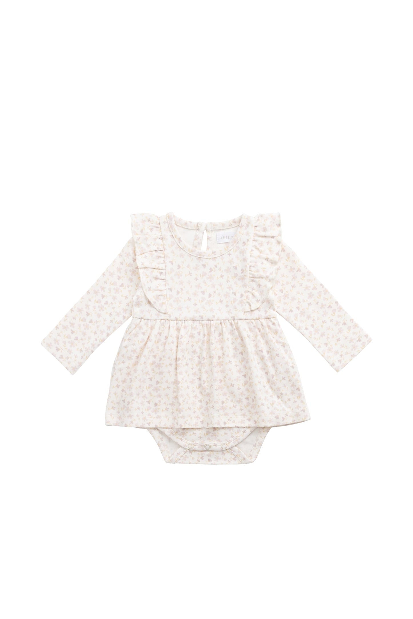 Organic Cotton Vivienne Playsuit - Aries Mauve