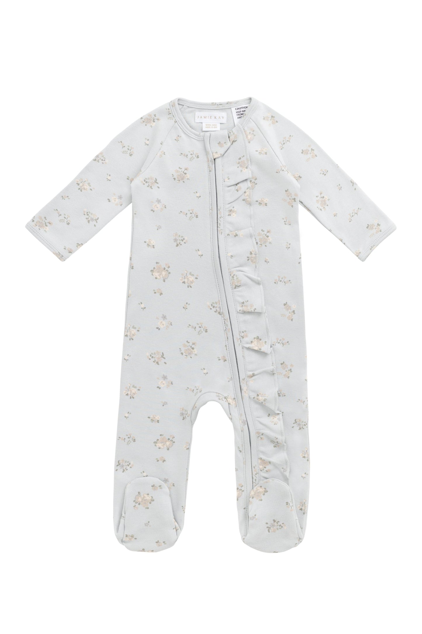 Organic Cotton Melanie Onepiece - Petite Fleur Blue