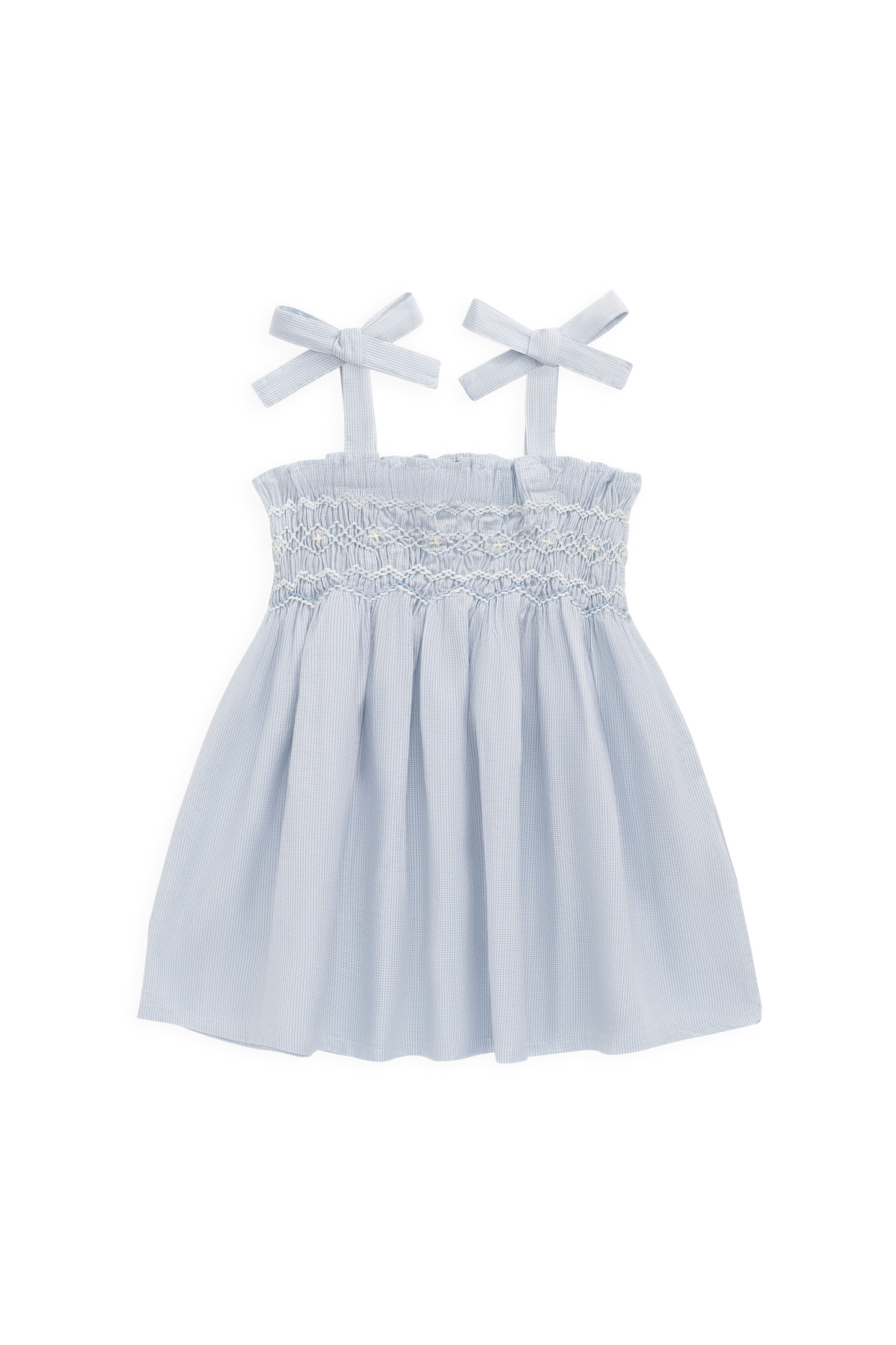 Organic Cotton Desiree Dress - Petite Check