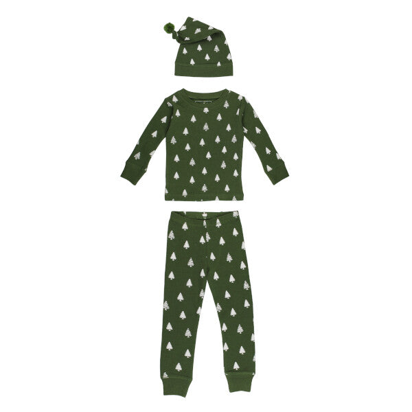 Holiday Thermal PJ Set & Cap