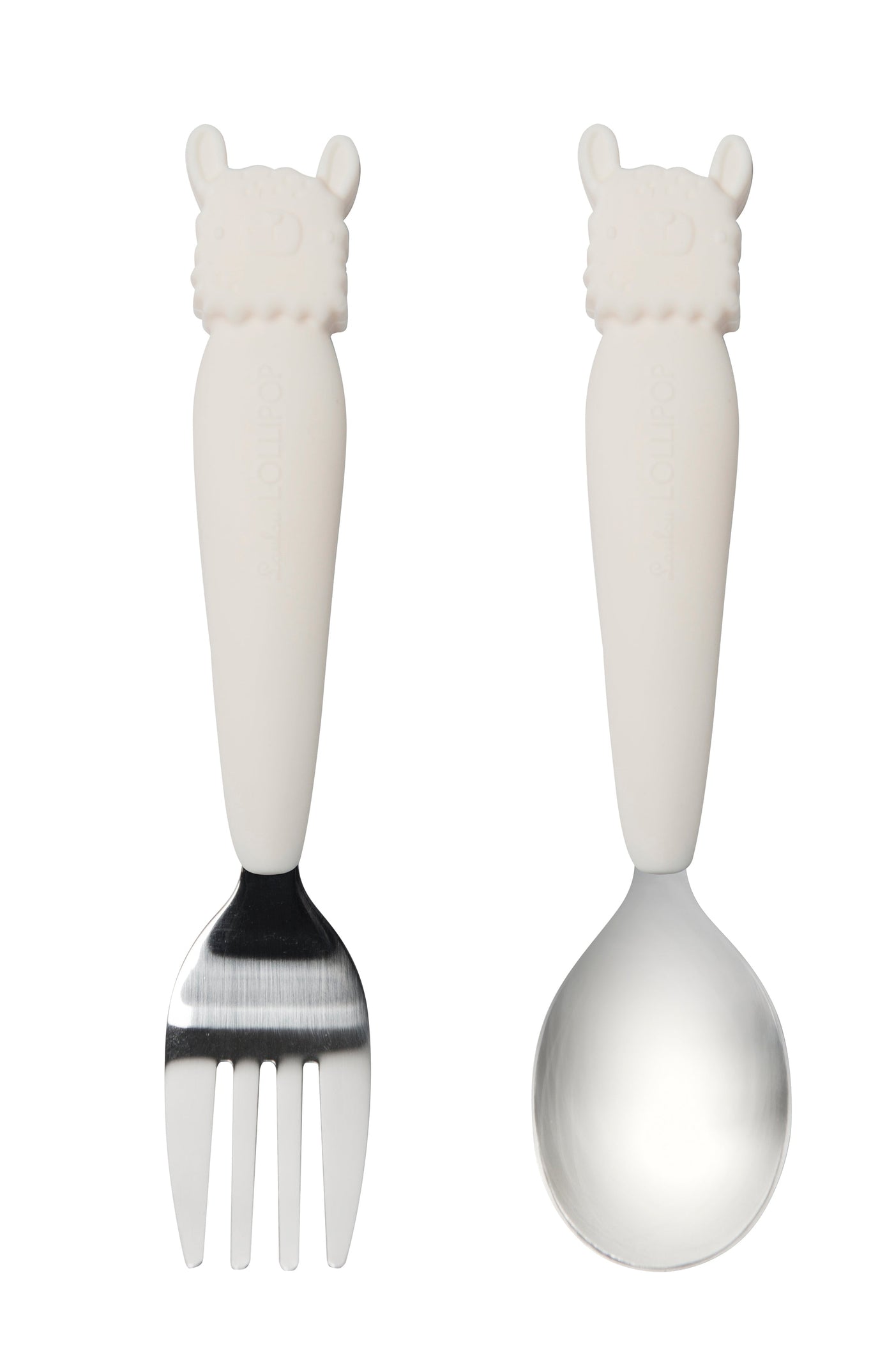 Toddler Spoon/Fork Set - Llama