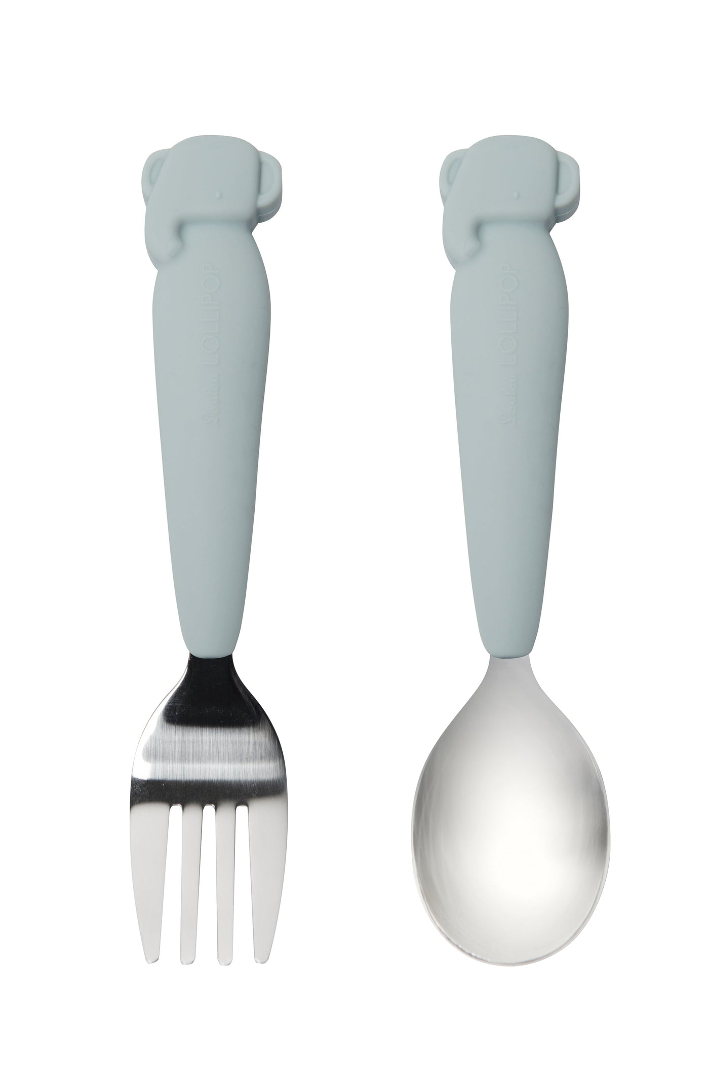 Toddler Spoon/Fork Set - Elephant