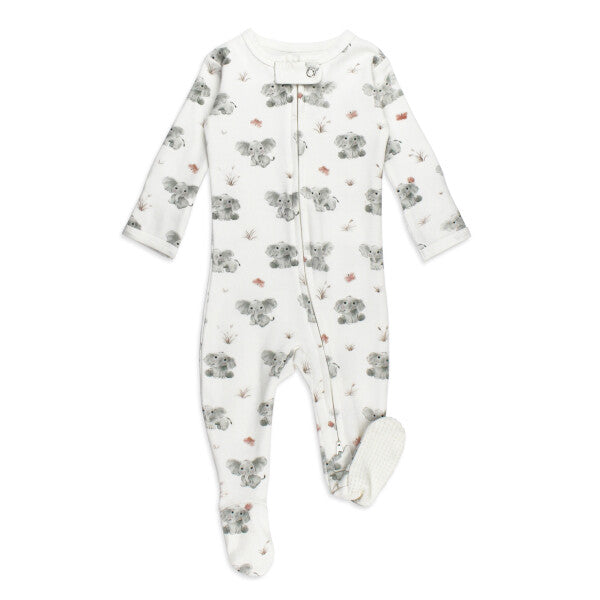 Organic 2-Way Zipper Footie