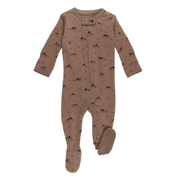 Organic 2-Way Zipper Footie Winter
