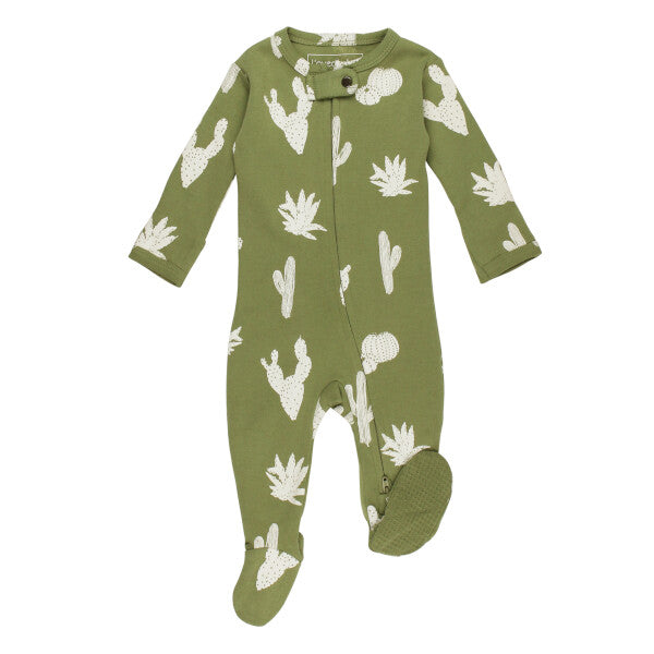 Organic 2-Way Zipper Footie