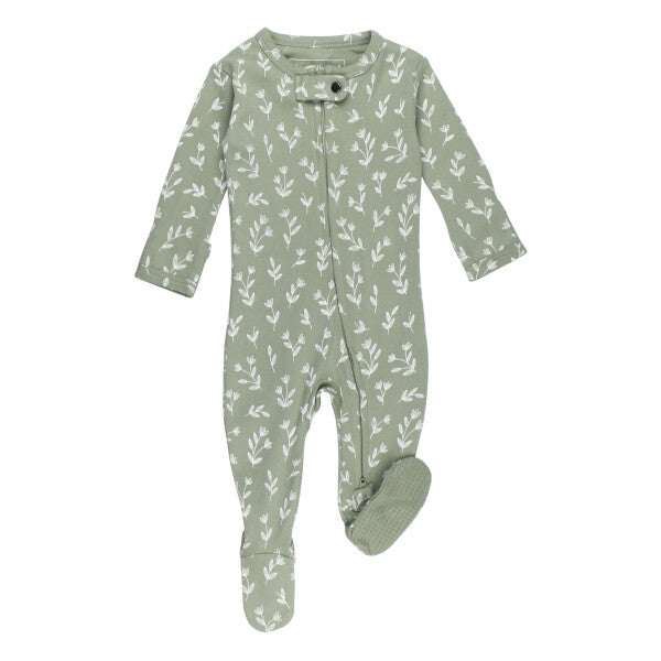 Organic 2-Way Zipper Footie
