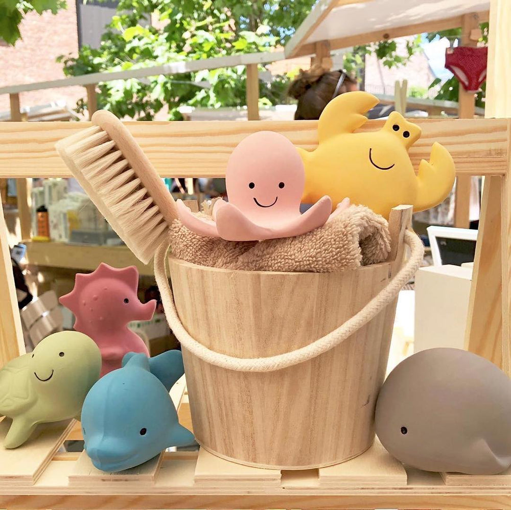 Octopus - Natural Rubber Rattle