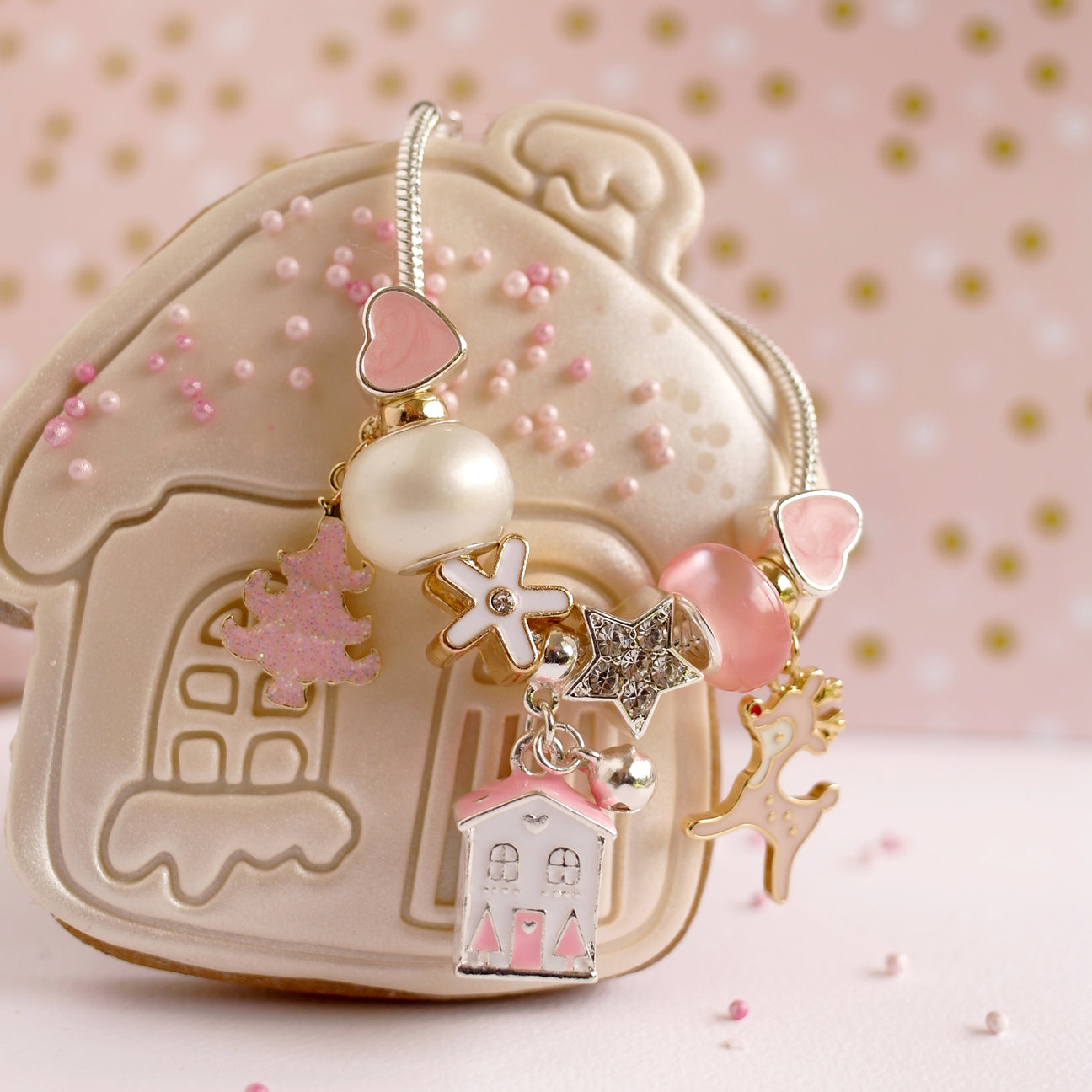 All I want for Christmas Charm Bracelet