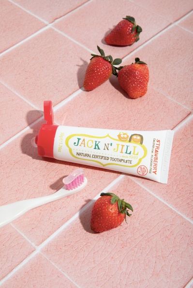 Jack N' Jill Natural Certified Kids Toothpaste Strawberry