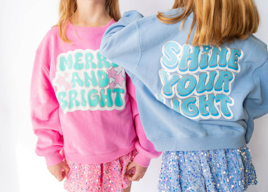 XOXO by Magpies Merry & Bright Sweatshirt | Berry Pink