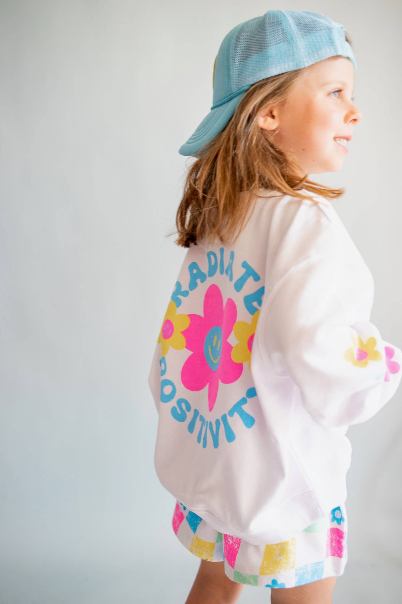 XOXO by Magpies Radiate Positivity Sweatshirt | White