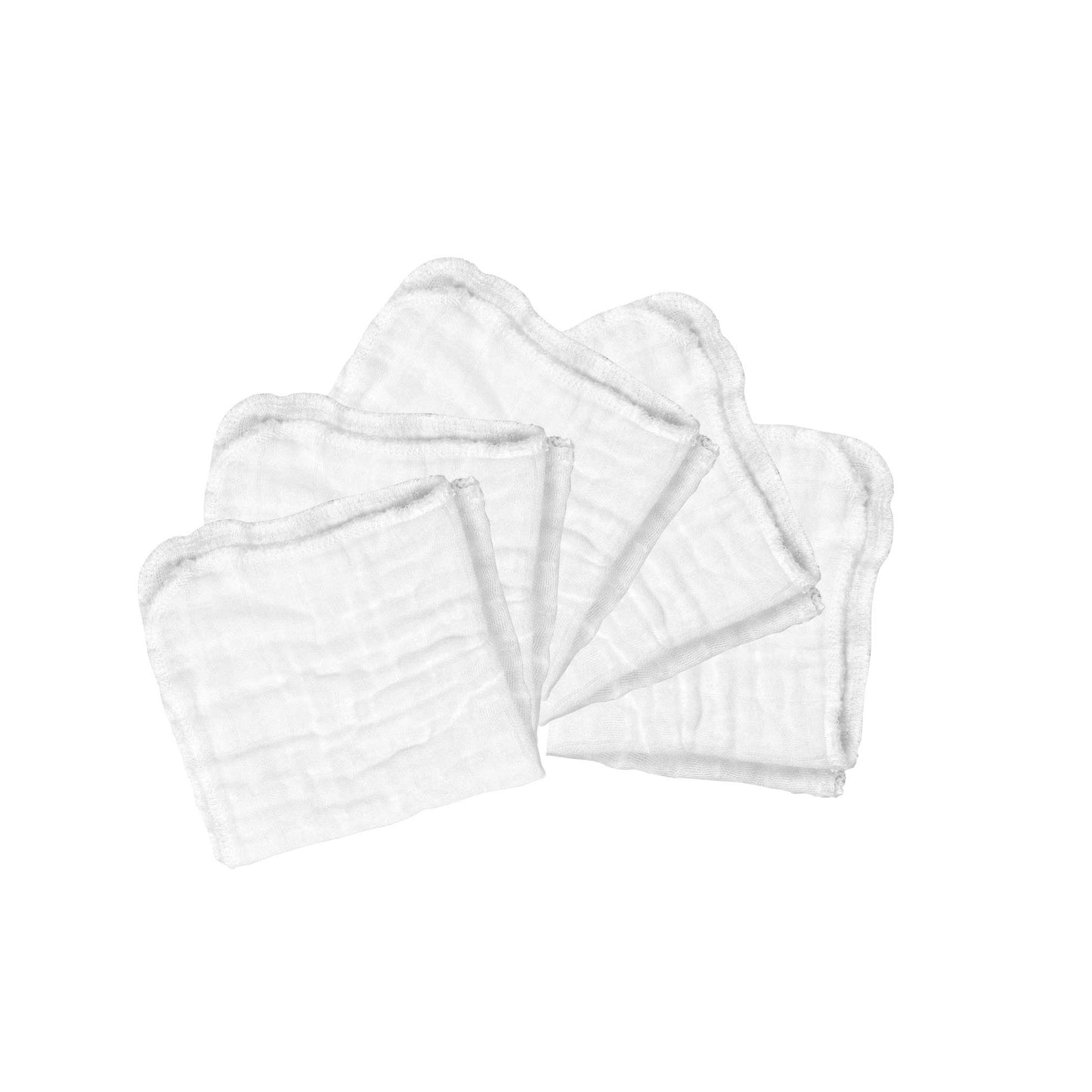 Organic Cotton Muslin Cloths (5pk)