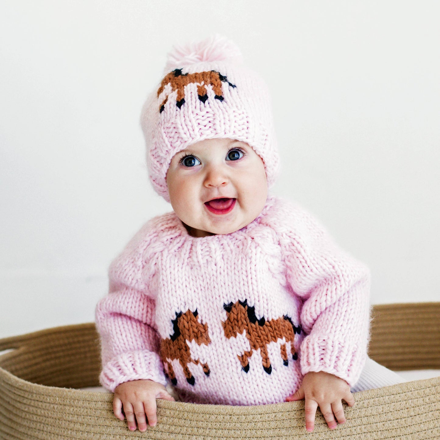 Pony Sweater Blush Toddler