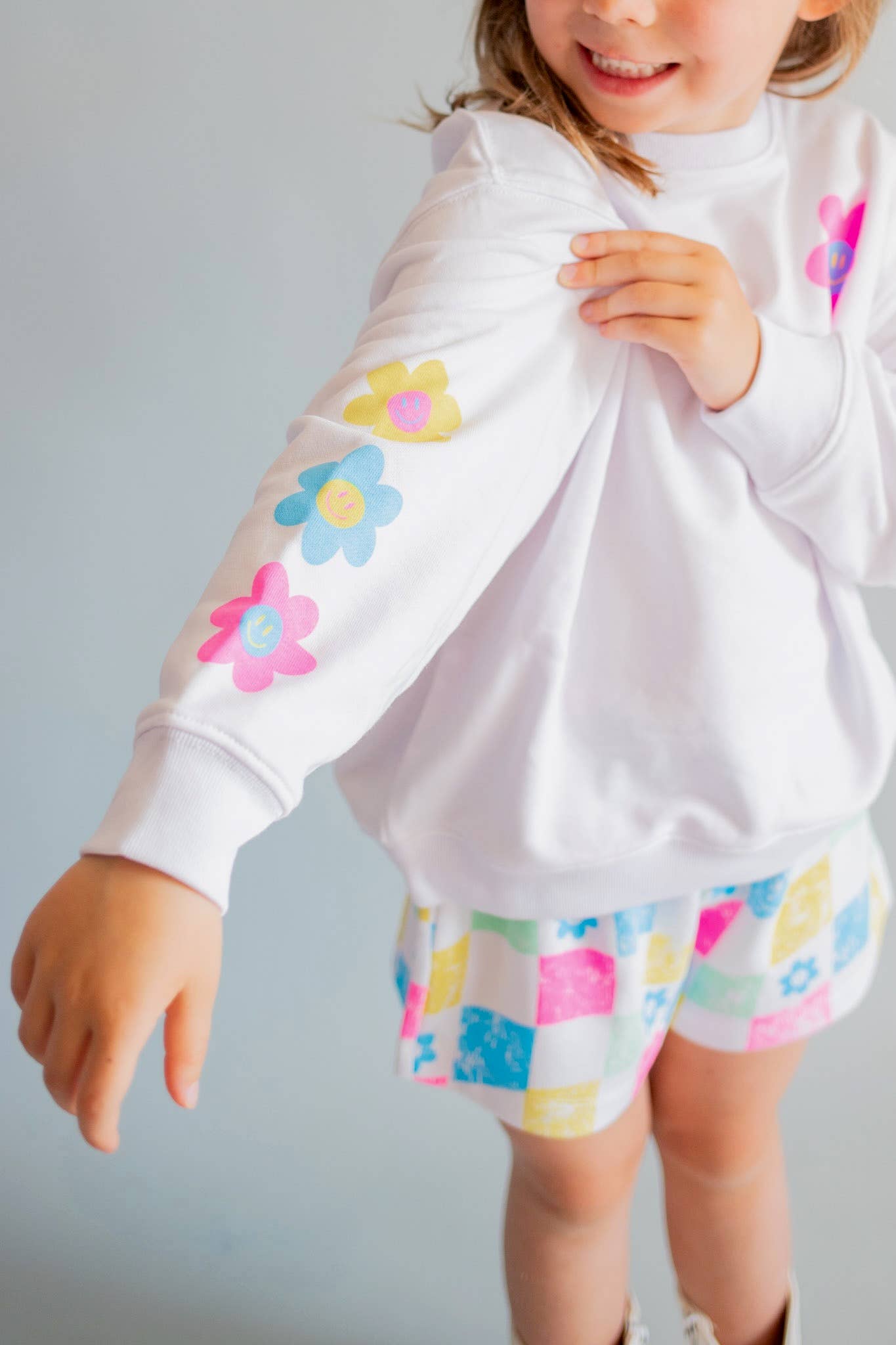 XOXO by Magpies Radiate Positivity Sweatshirt | White
