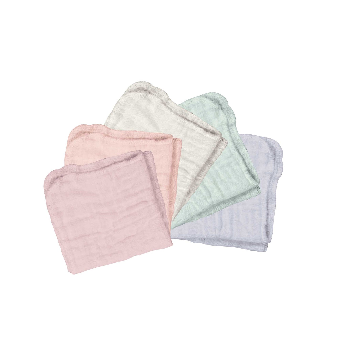 Organic Cotton Muslin Cloths (5pk)