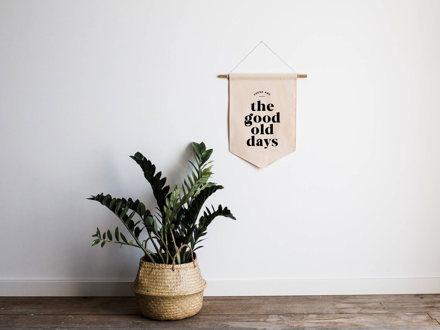 Good Old Days Canvas Banner