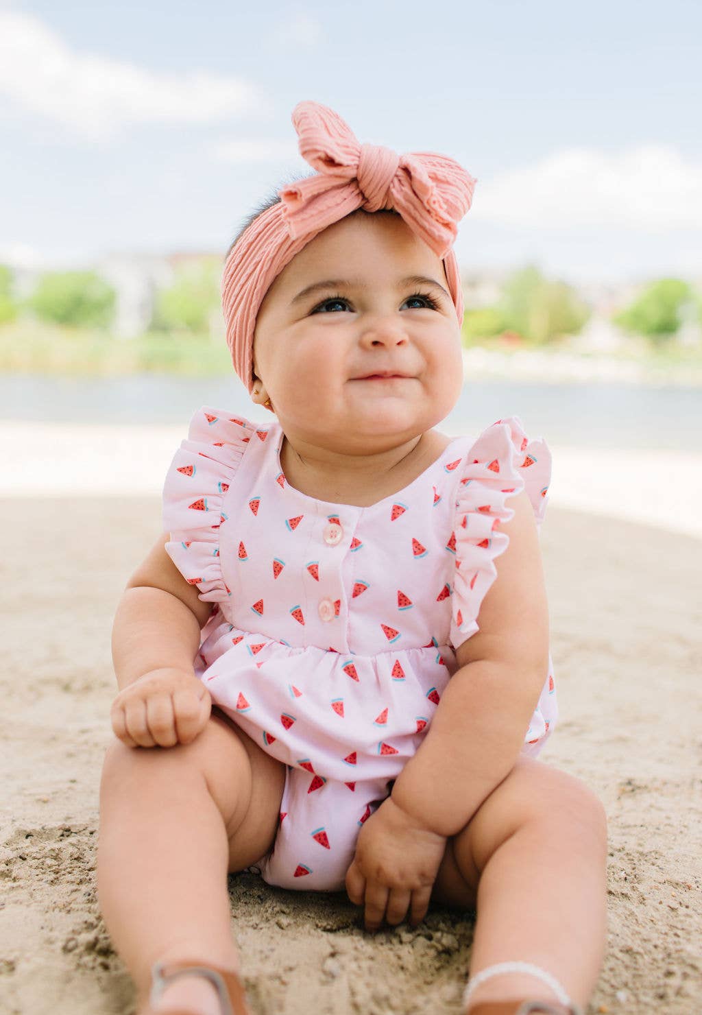 Betsy Bubble in Watermelon | Baby Girl Bubble | Summer Preorder