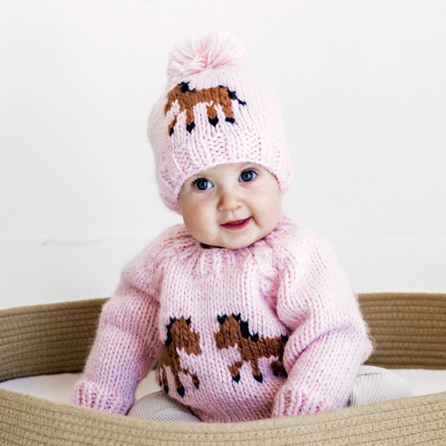 Pony Sweater Blush Toddler