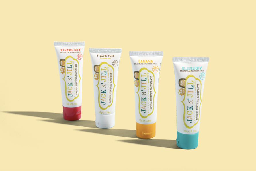 Jack N' Jill Natural Certified Kids Toothpaste Strawberry