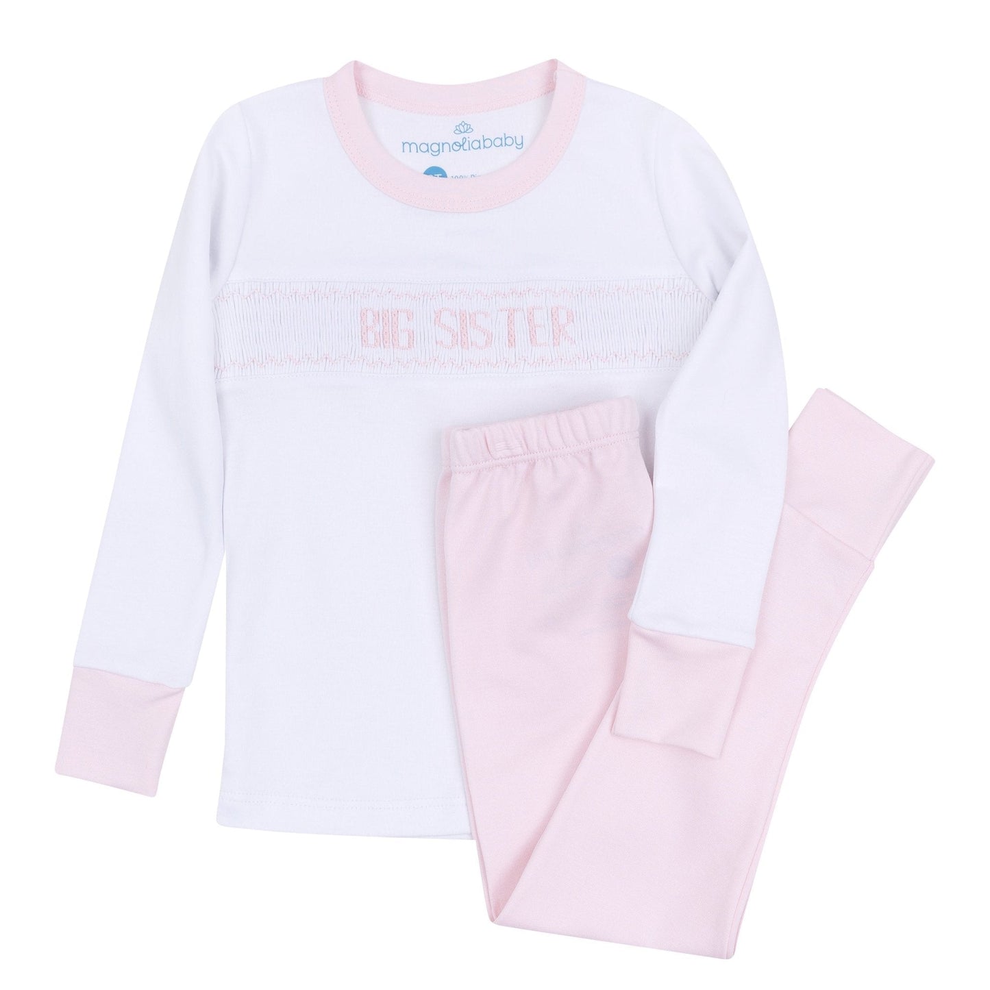 Big Sister Smocked Long Pajamas