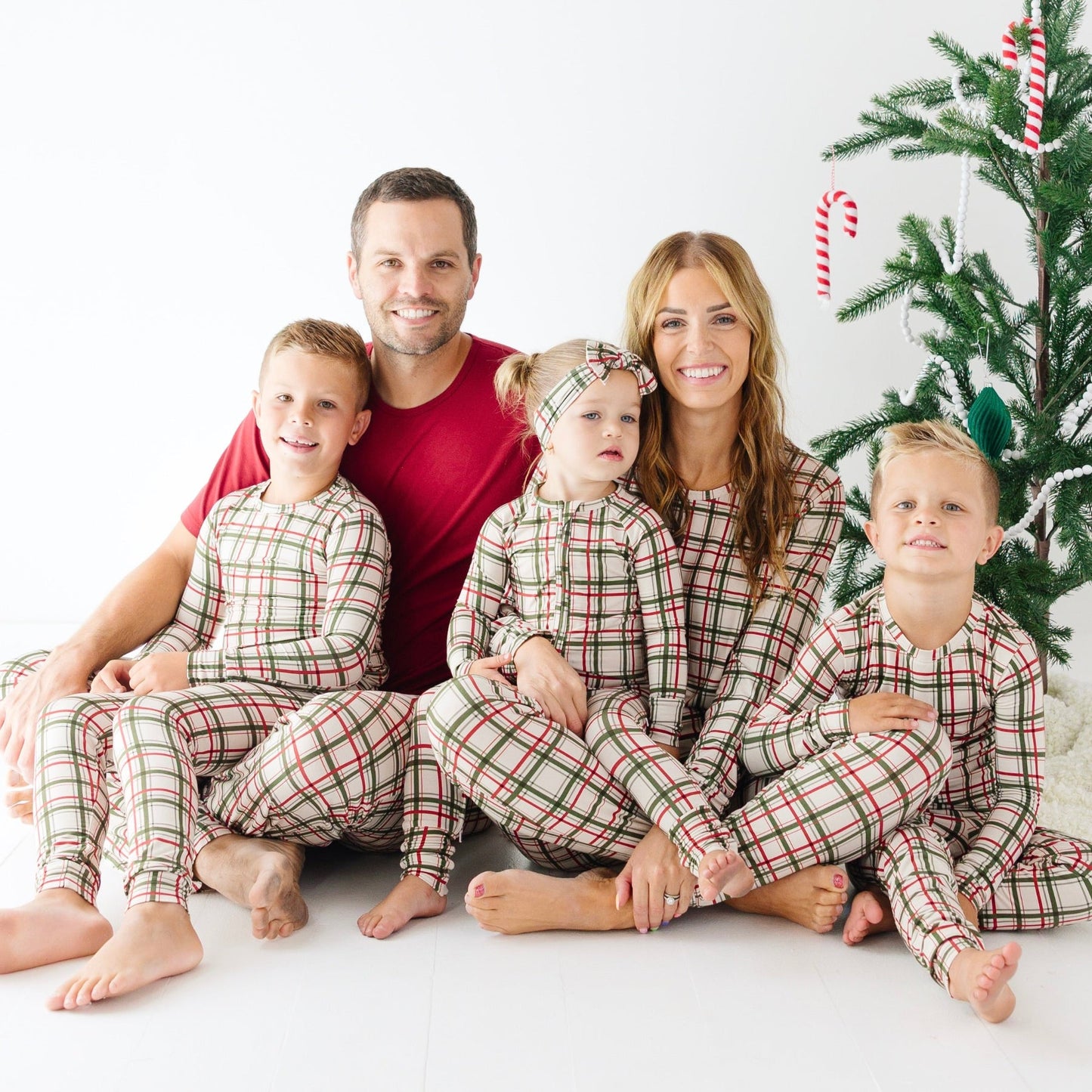 Double Plaid Zip Romper